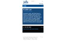 Tablet Screenshot of jaffelaw.com